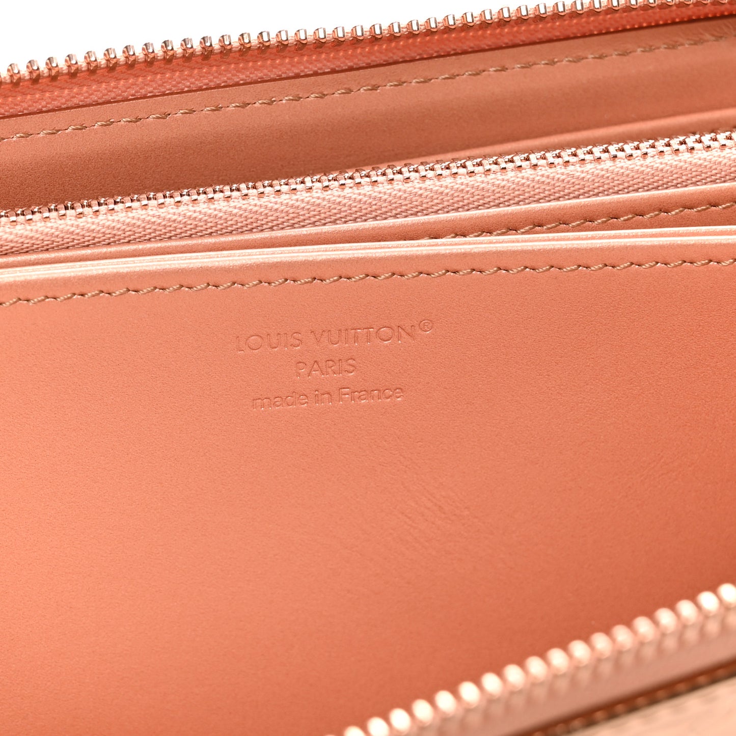 Monogram Miroir LV Ski Zippy Wallet Copper