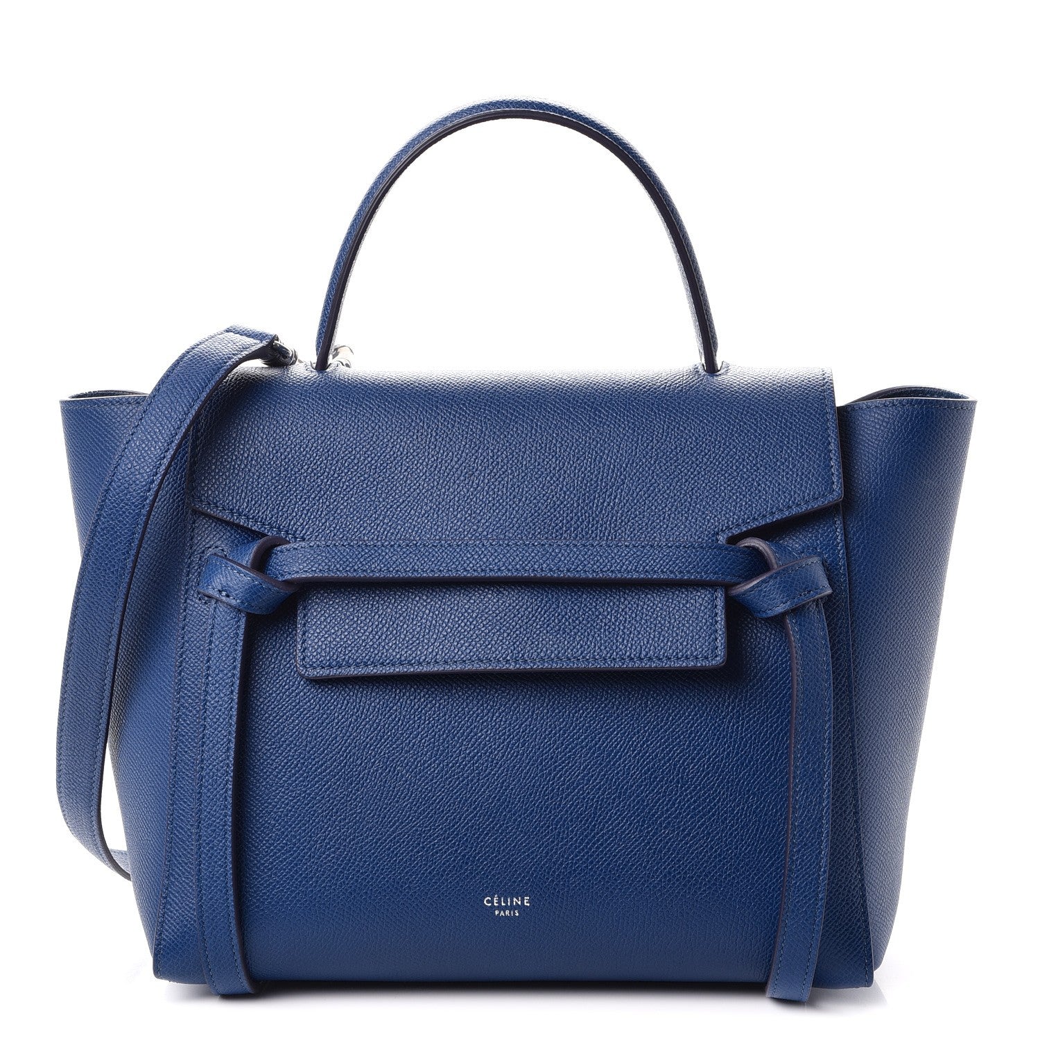 Celine Baby Grained Calfskin Micro Belt Bag Lazuli 1 of 9