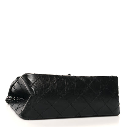 Chanel Aged Calfskin Quilted 2.55 Reissue Mini Flap So Black 4 of 11