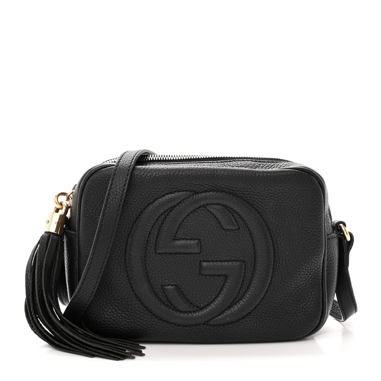 Gucci Pebbled Calfskin Small Soho Disco Bag Black 1 of 15