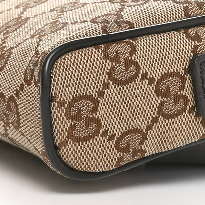 Gucci Monogram Belt Bag Dark Brown 10 of 11
