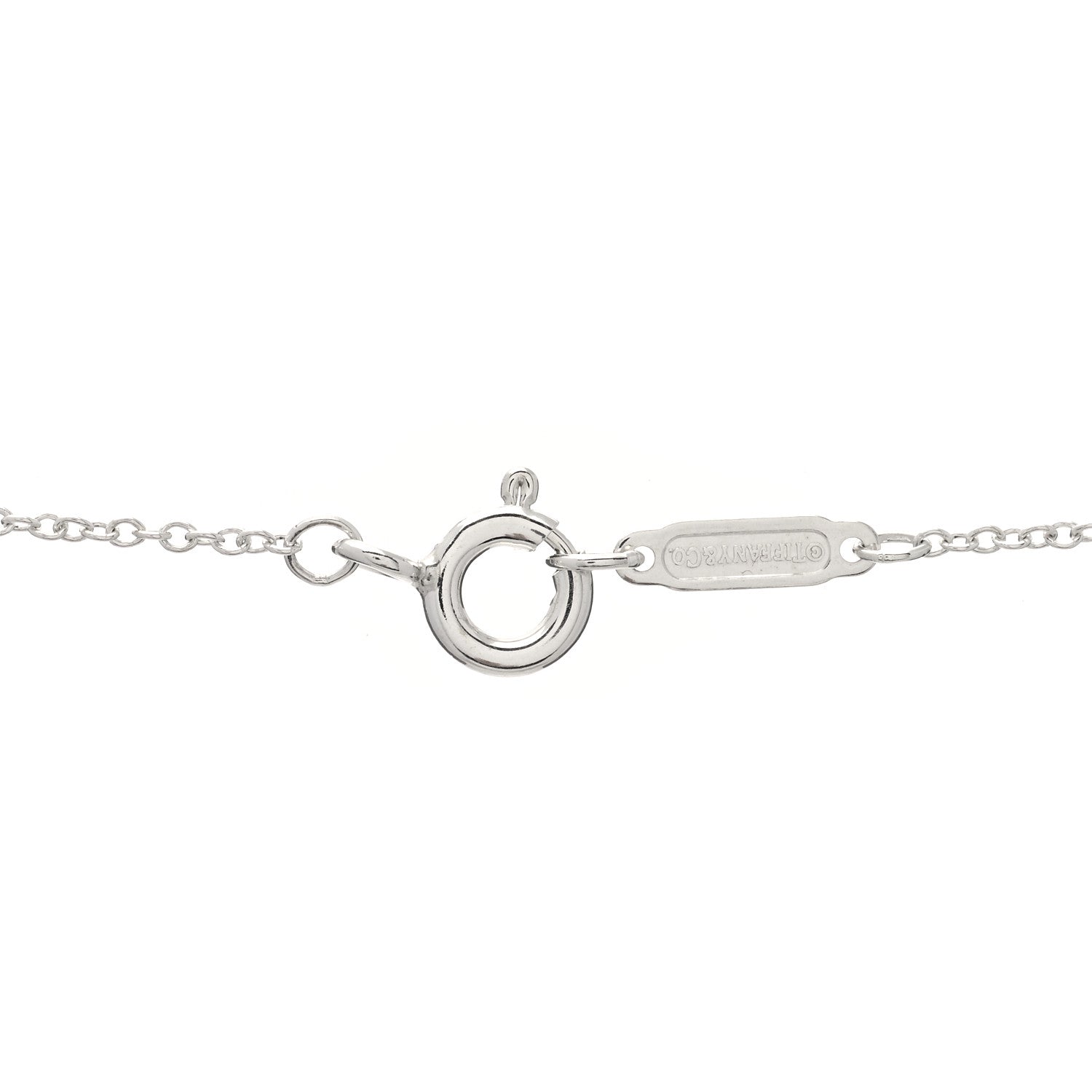 Tiffany Sterling Silver Small Return to Tiffany Heart Pendant Necklace 5 of 6