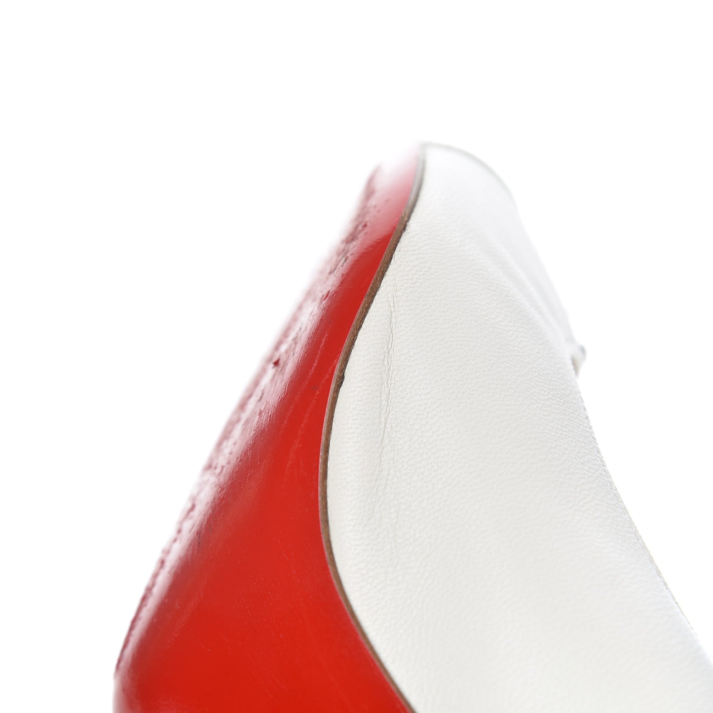 Nappa Patent Studded Predupump 85 Pumps 39.5 White