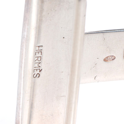 Hermes Sterling Silver Touareg 32mm H Belt Buckle 5 of 6