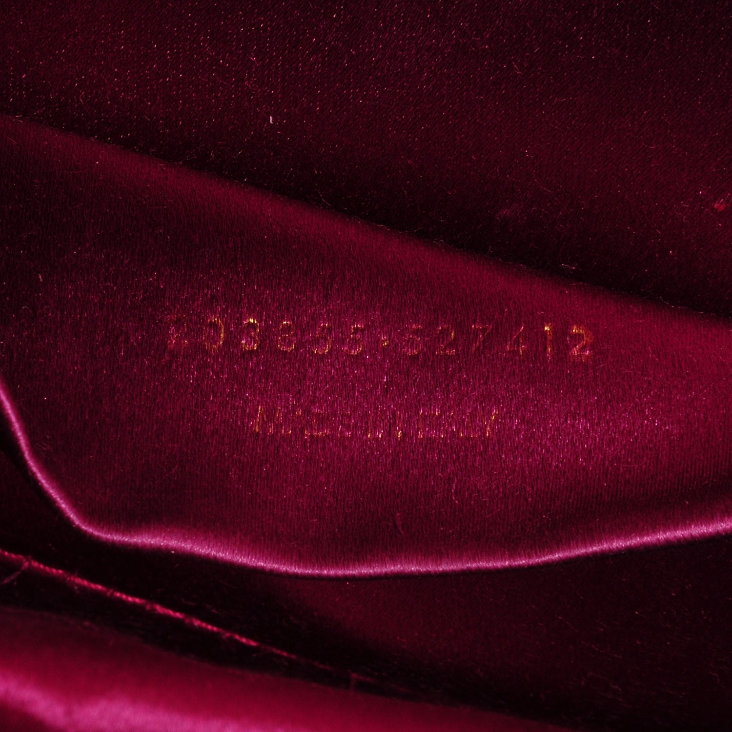 Saint Laurent Textured Patent Monogram Large Belle De Jour Clutch Fuchsia 7 of 7