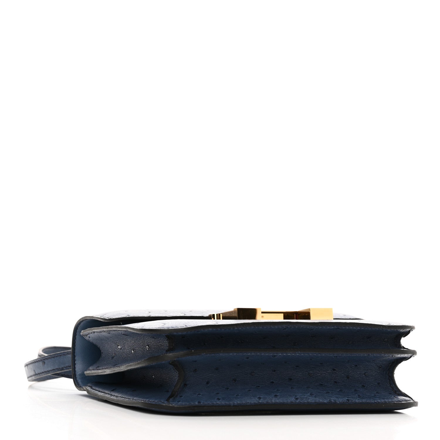 Hermes Ostrich Constance 18 Bleu Roi 4 of 11