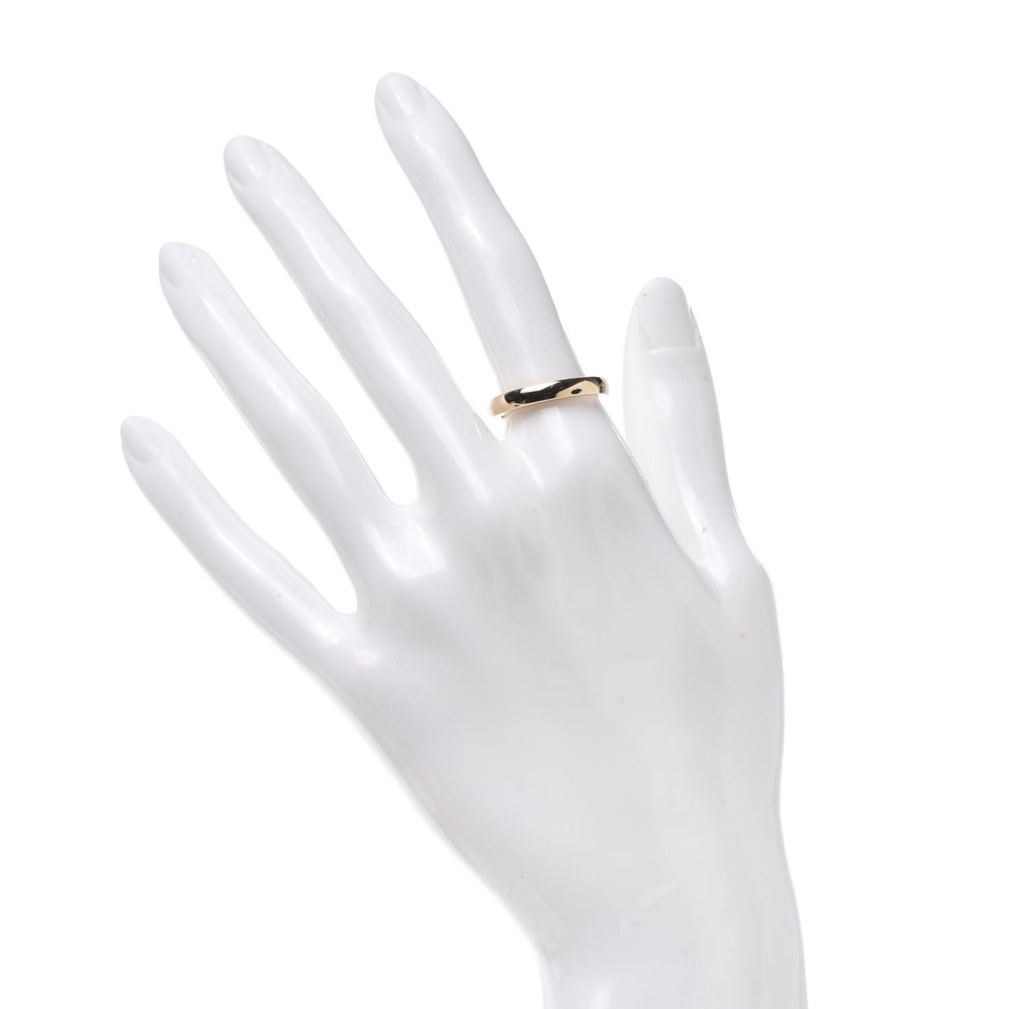 18K Yellow Gold 3mm Wedding Band Ring 53 6.25