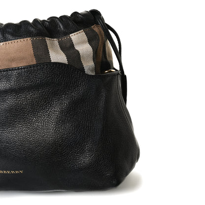 Burberry Calfskin House Check Little Crush Black 14 of 20