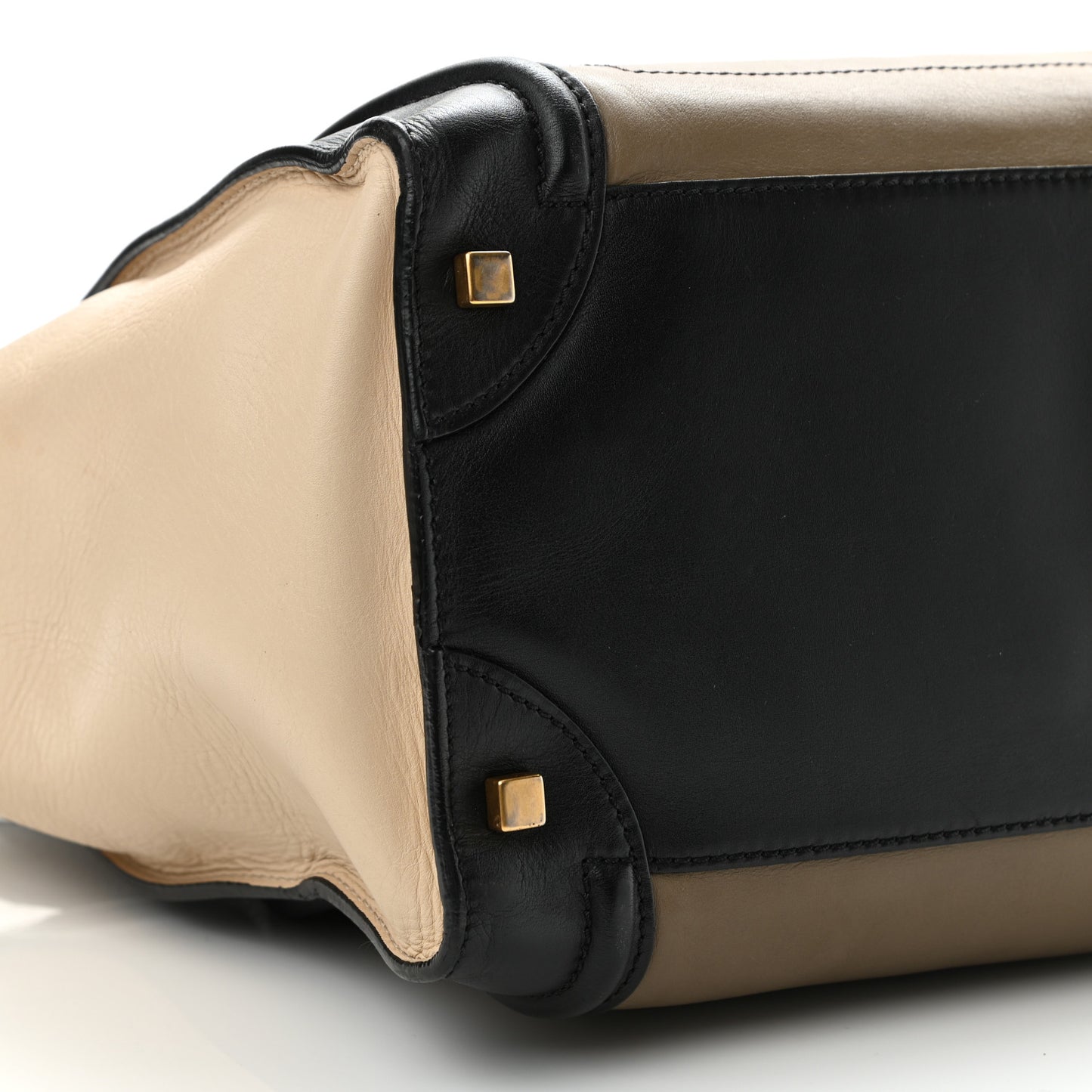 Smooth Calfskin Mini Tri-Color Luggage Grey