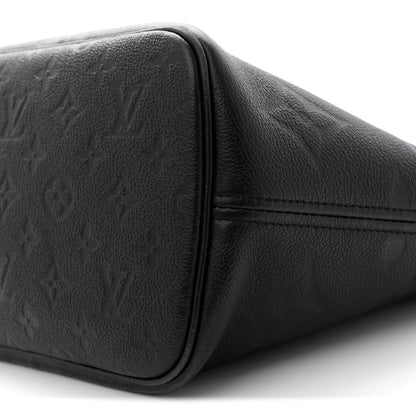 Louis Vuitton Empreinte Monogram Giant Neverfull MM Black 9 of 11