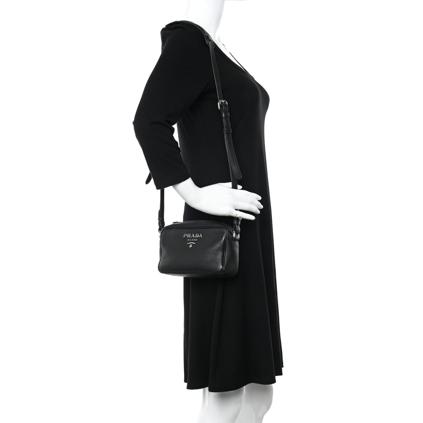 Vitello Phenix Camera Bag Black