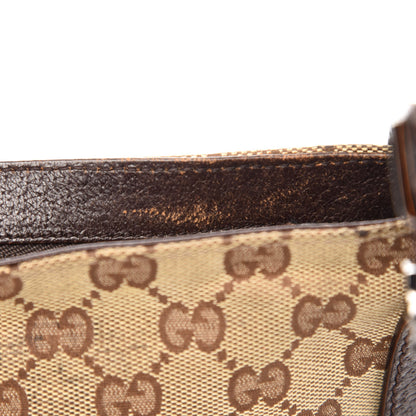 Gucci Monogram Flat Messenger Bag Dark Brown 11 of 12