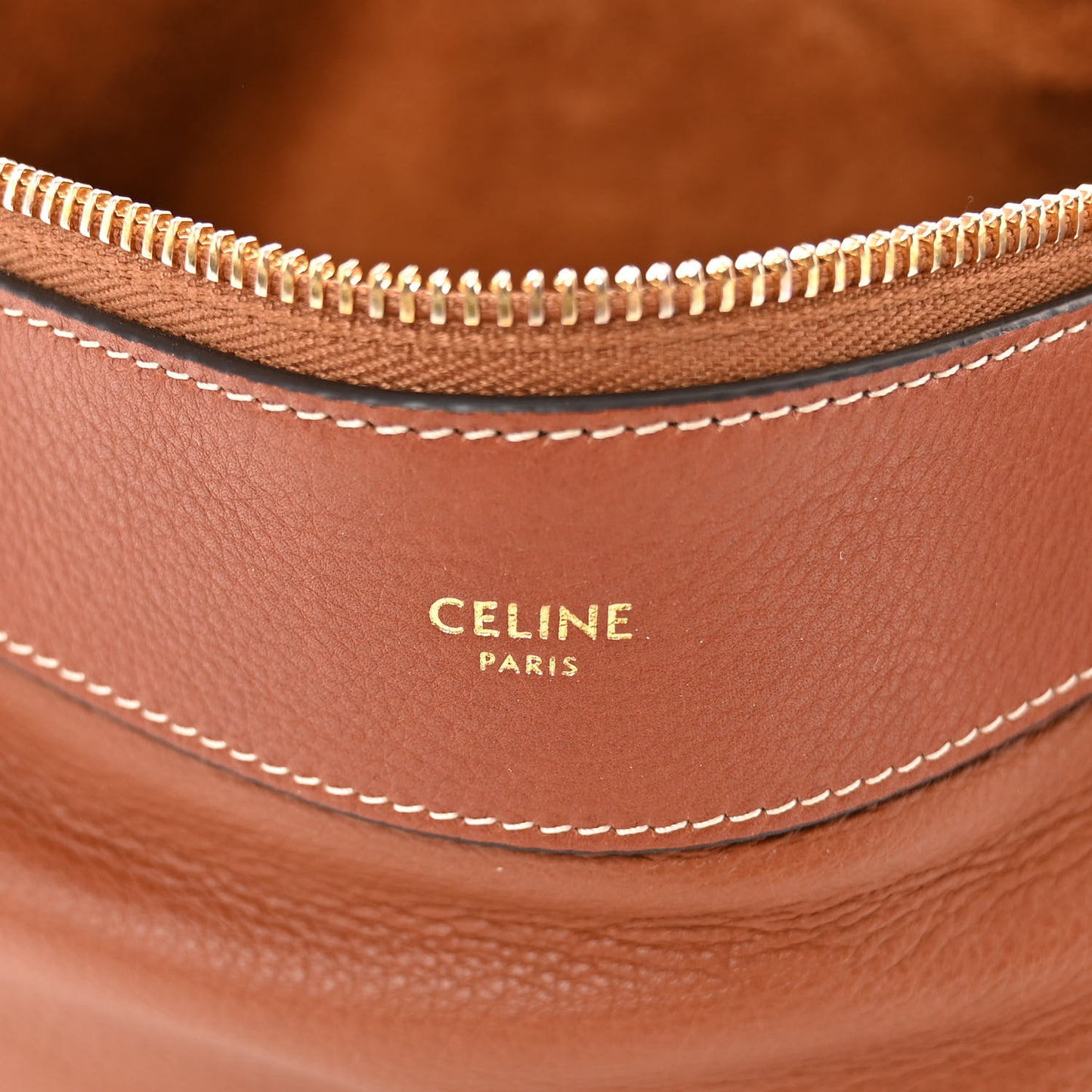 Supple Calfskin Medium Romy Shoulder Bag Tan