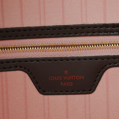 Louis Vuitton Damier Ebene Neo Neverfull MM Rose Ballerine 7 of 10