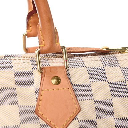 Louis Vuitton Damier Azur Speedy 30 17 of 22