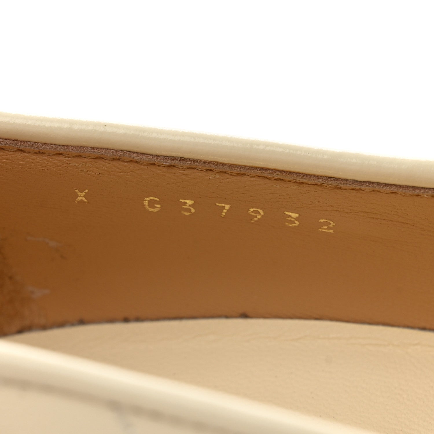 Chanel Calfskin Stitched CC Loafers 39 Ivory 9 of 10