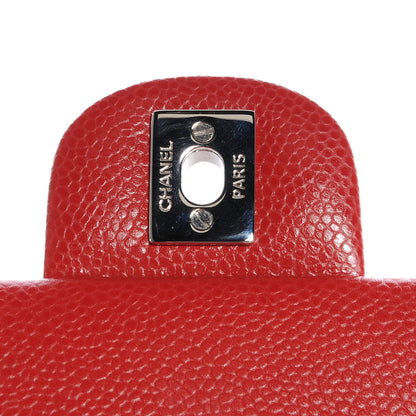 Chanel Caviar Quilted Mini Flap Red 9 of 9