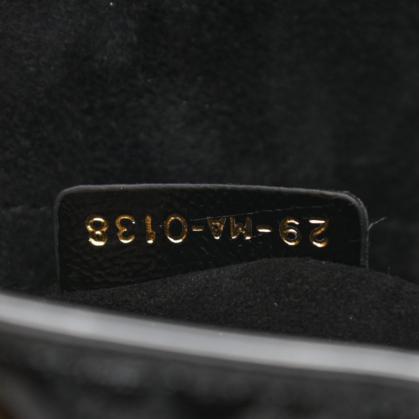 Crinkled Patent Cannage Small Lucky Badges My Lady Dior Black