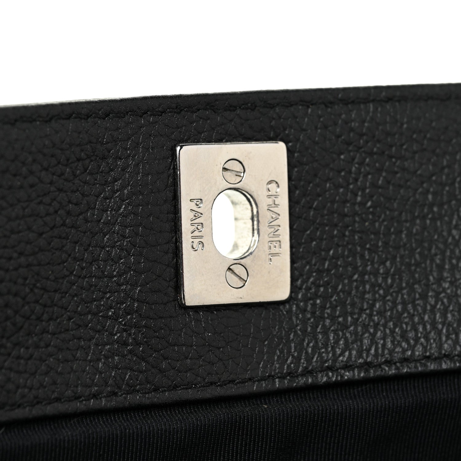 Chanel Calfskin Cerf Executive Shopper Tote Black 25 of 33