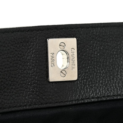 Chanel Calfskin Cerf Executive Shopper Tote Black 25 of 33