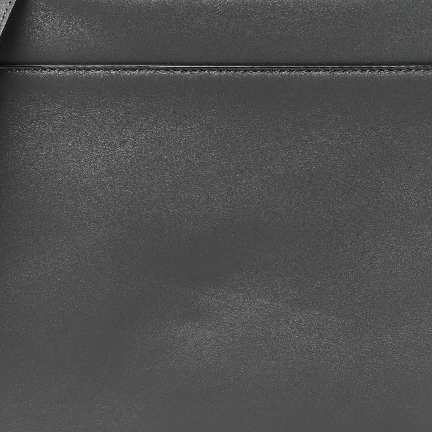 Fendi I Vitello Grace FF 1974 Embossed Large Peekaboo Iconic Fit Satchel Anthracite 10 of 12