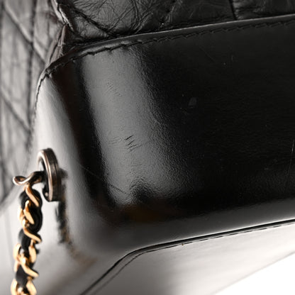Chanel Aged Calfskin Quilted Small Gabrielle Backpack Black 14 of 16