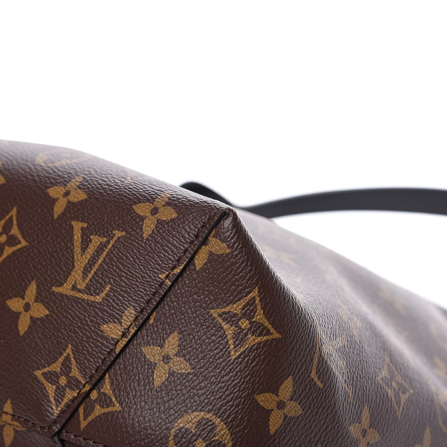 Monogram Flower Hobo Black
