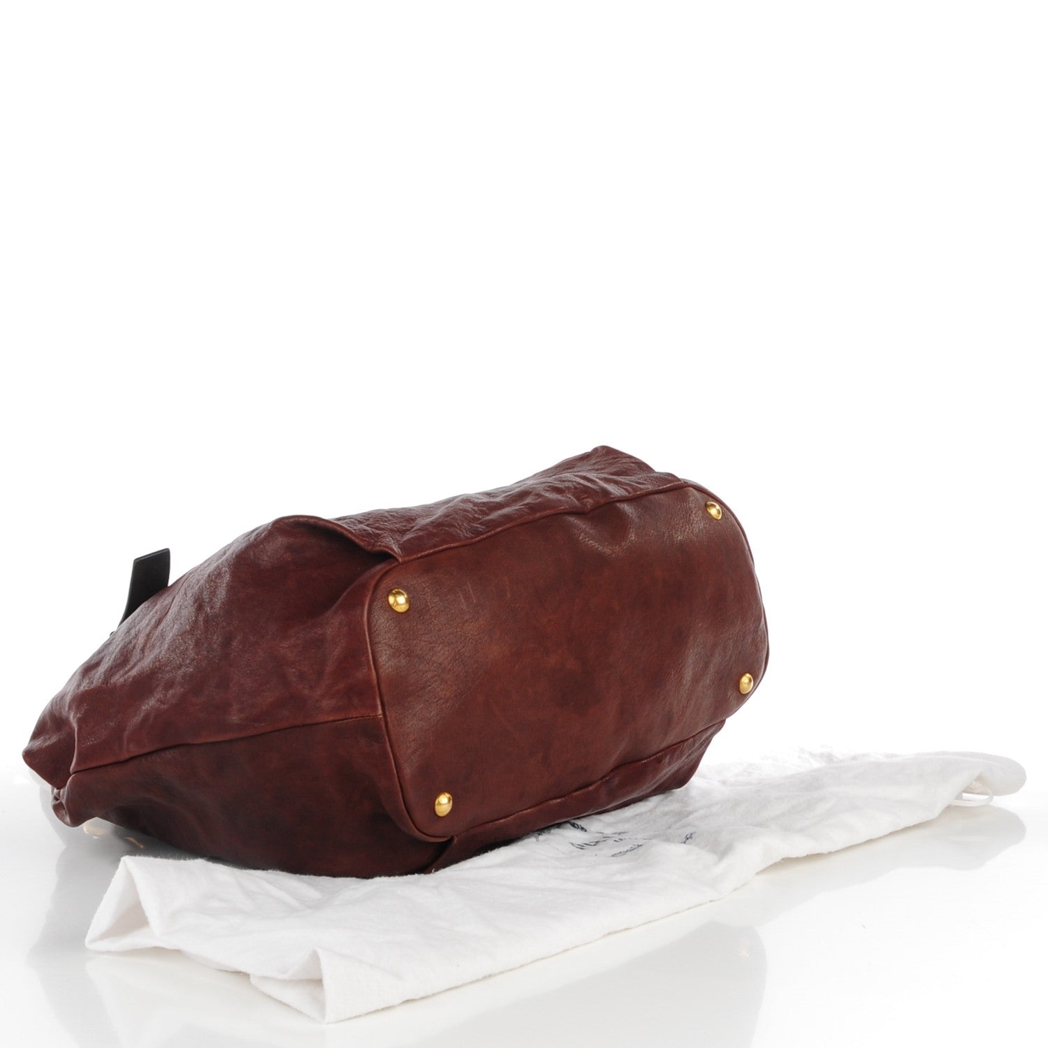 Prada Nappa Aviator Shoulder Bag Bruciato 4 of 9