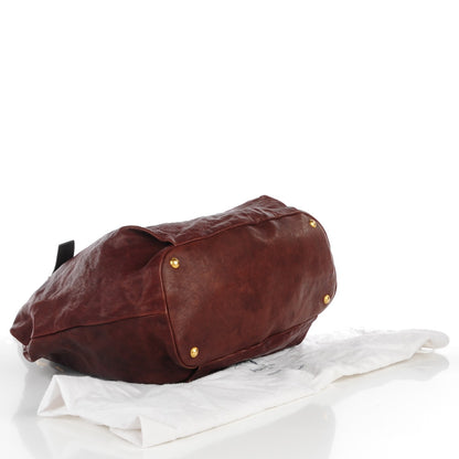 Prada Nappa Aviator Shoulder Bag Bruciato 4 of 9