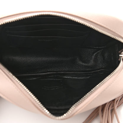 Saint Laurent Grain De Poudre Matelasse Monogram Mini Lou Camera Bag Marble Pink 5 of 10