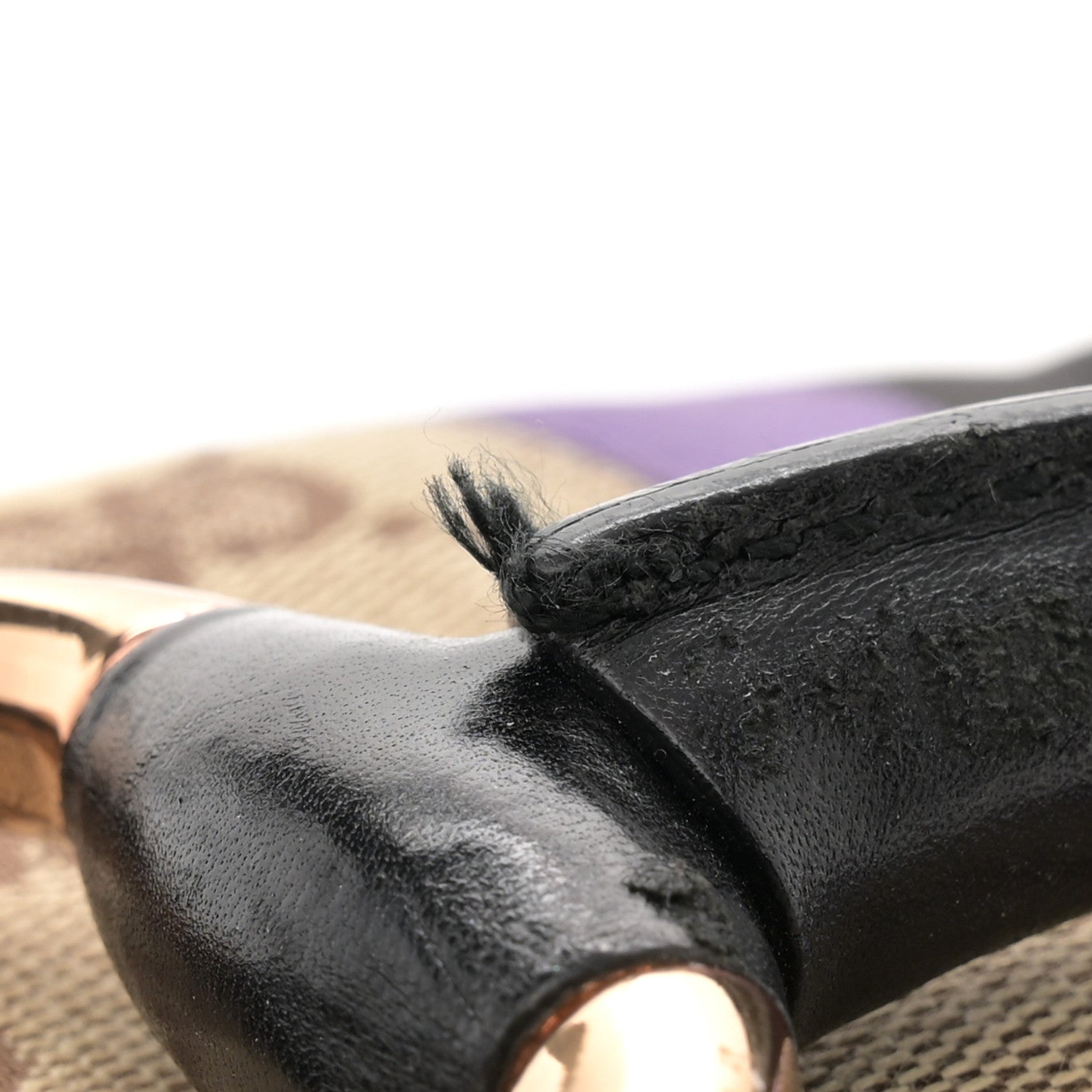 Gucci Tom Ford Monogram Horsebit Web Clutch Purple 12 of 13