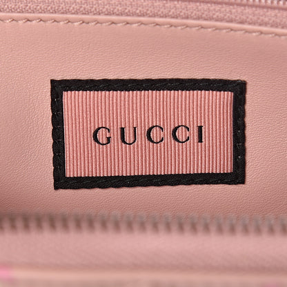 Gucci Calfskin Matelasse GucciGhost GG Marmont Zip Around Wallet Perfect Pink Rosa Ivory 7 of 10