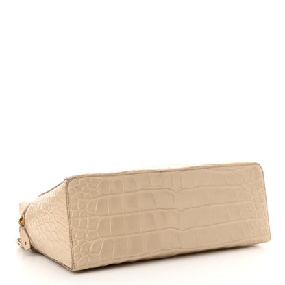 Loro Piana Alligator Extra Bag L27 Beige 4 of 13