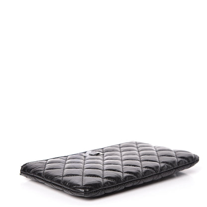 Chanel Aged Calfskin Quilted Medium Reissue Cosmetic Case So Black 4 of 8