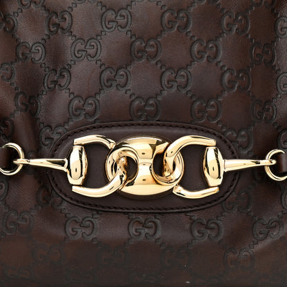 Gucci Guccissima Large Wave Boston Dark Brown 7 of 12