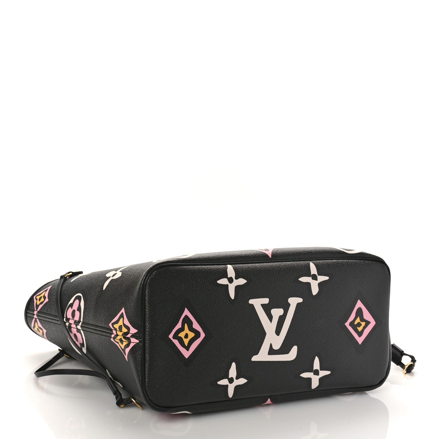 Louis Vuitton Monogram Giant Wild at Heart Neverfull MM Black 5 of 9
