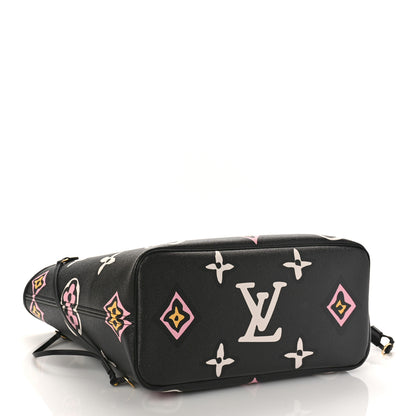 Louis Vuitton Monogram Giant Wild at Heart Neverfull MM Black 5 of 9