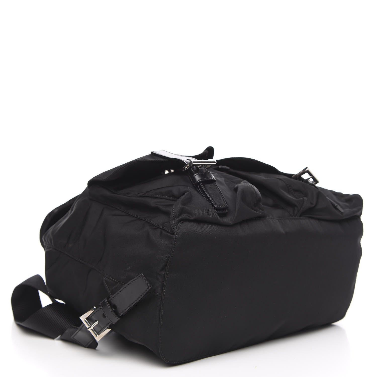 Prada Nylon Vela Medium Backpack Black 3 of 7