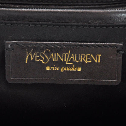 Saint Laurent Patent Croc Muse Messenger Black 7 of 8