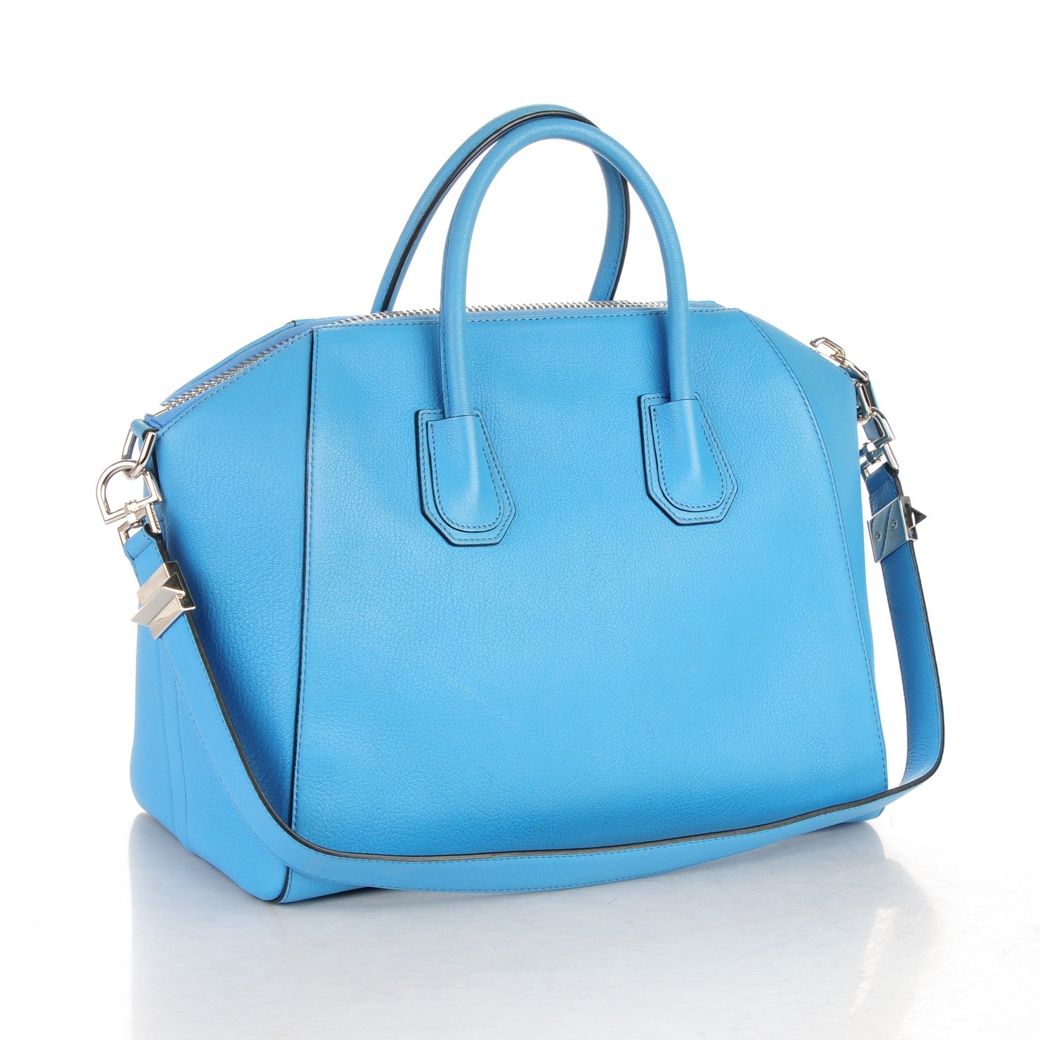 Givenchy Sugar Goatskin Medium Antigona Mineral Blue 3 of 7