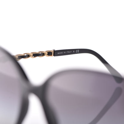 Chanel Lambskin Square Chain Sunglasses 5210-Q Black 6 of 8