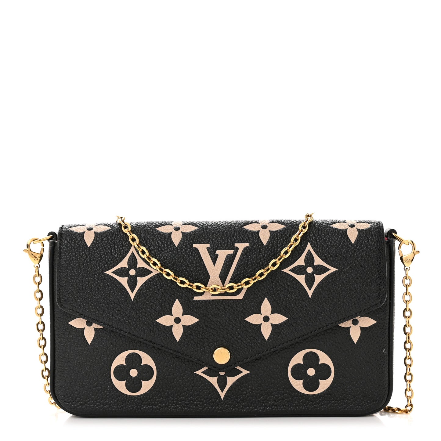 Empreinte Monogram Giant Felicie Pochette Black Beige