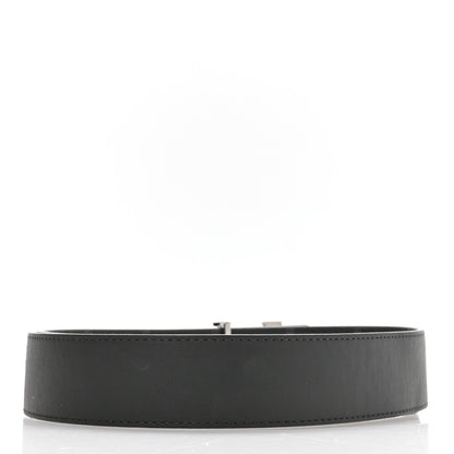 Louis Vuitton Calfskin Monogram Eclipse 35mm LV Initiales Reversible Belt 85 34 4 of 6