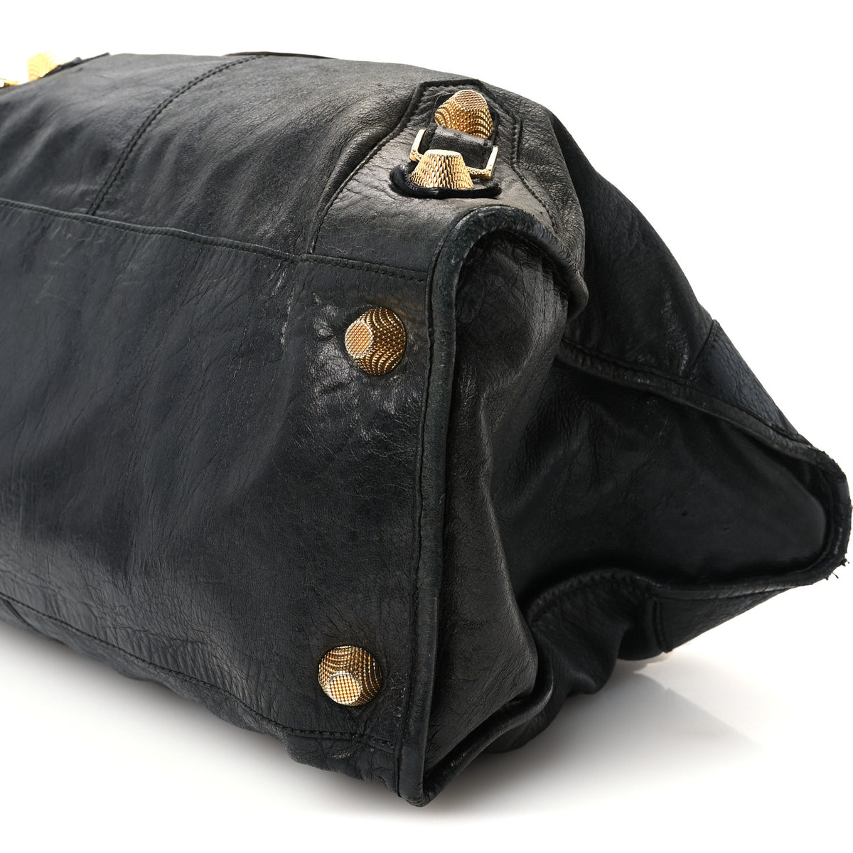 Agneau Giant 21 Gold Hardware Work Black