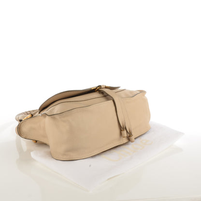 Chloe Calfskin Medium Marcie Satchel Angora Beige 4 of 8