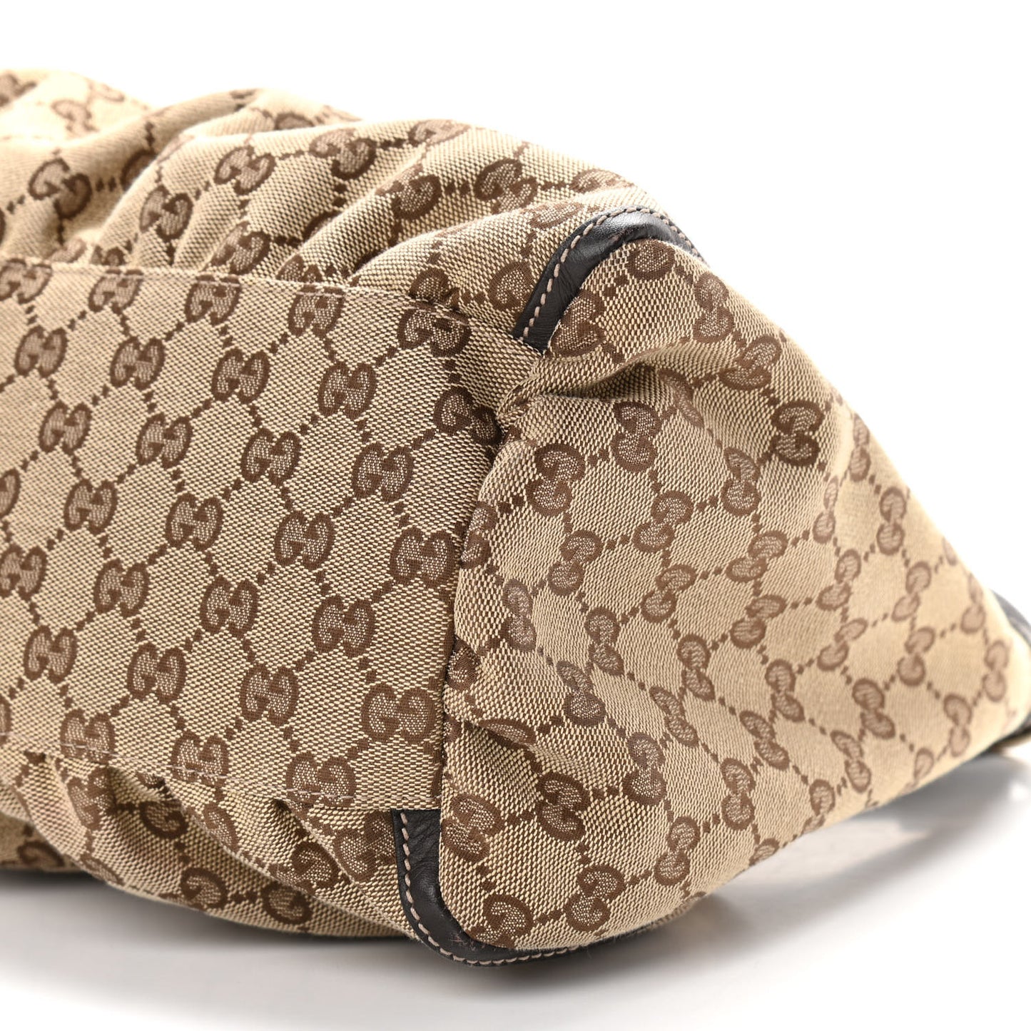 Monogram Large D Gold Hobo Dark Brown