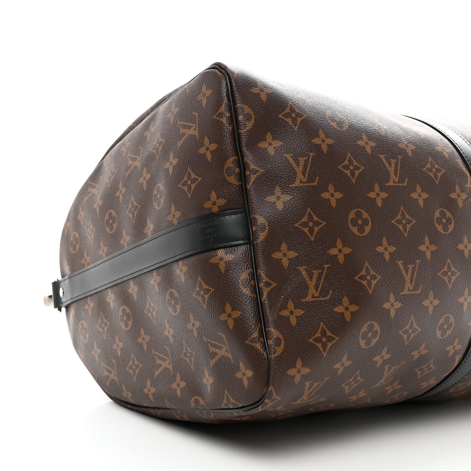 Louis Vuitton Monogram Macassar Keepall Bandouliere 55 8 of 9