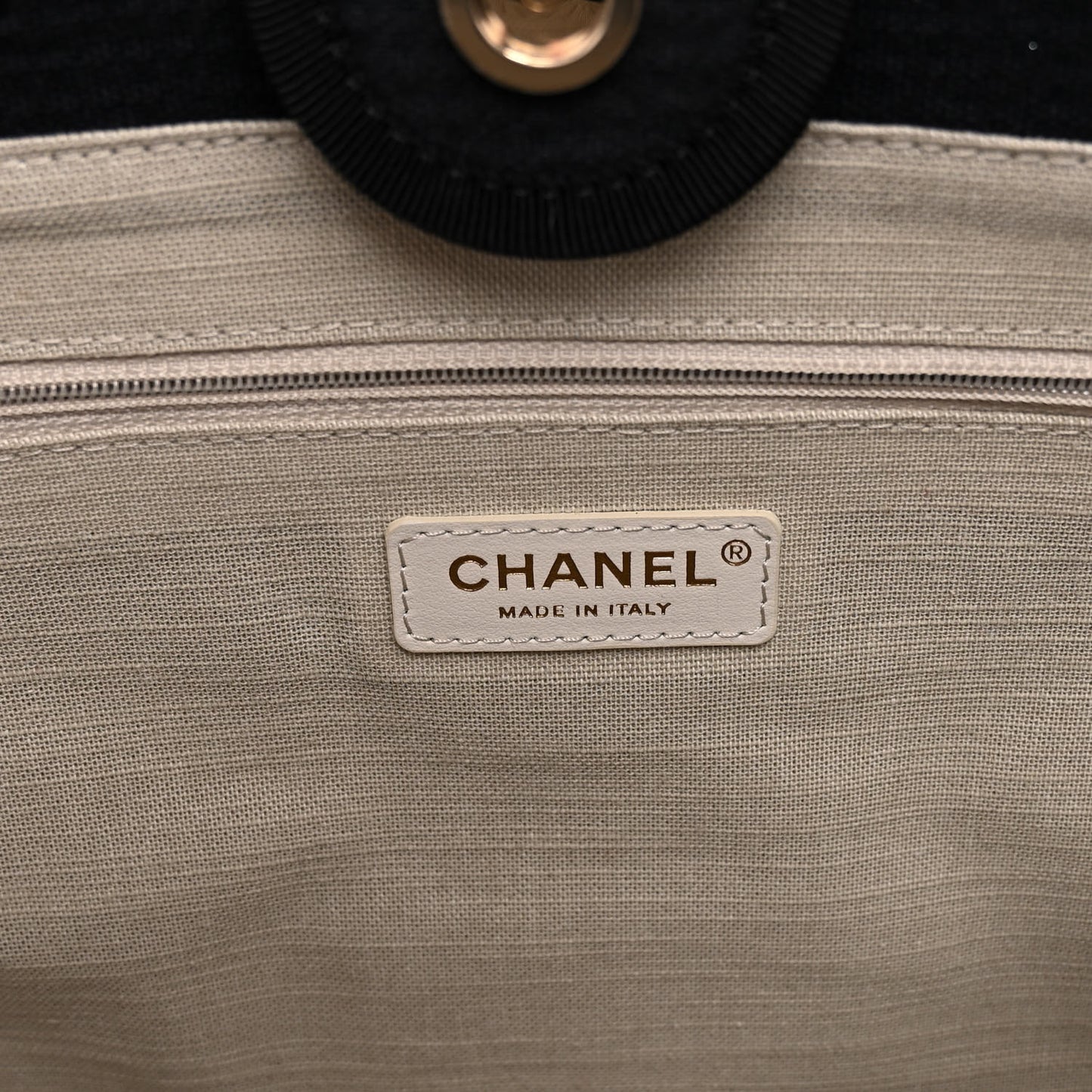 Mixed Fibers Small Deauville Tote Black