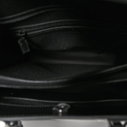Gucci Textured Dollar Calfskin Web Monochrome Large Diana Tote Bag Black 6 of 11