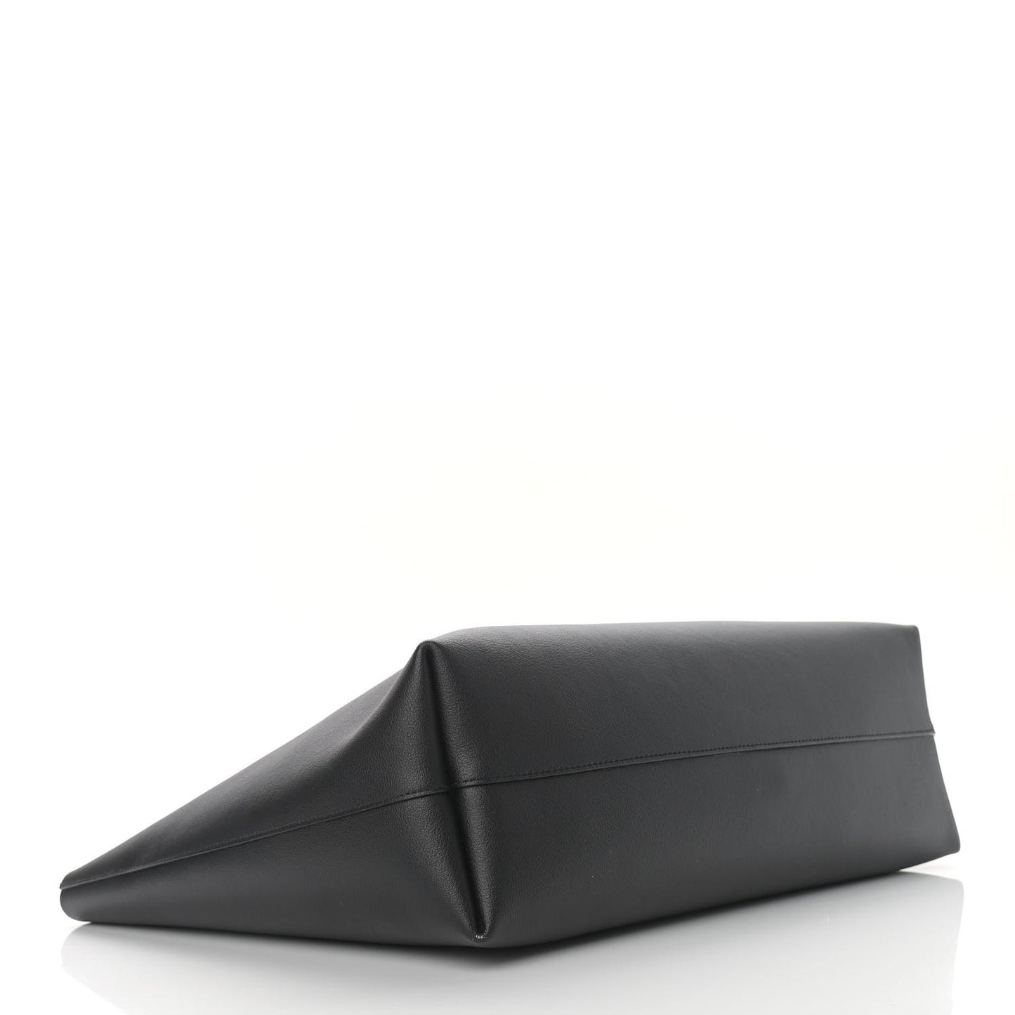 Calfskin Large Shopping Tote Black